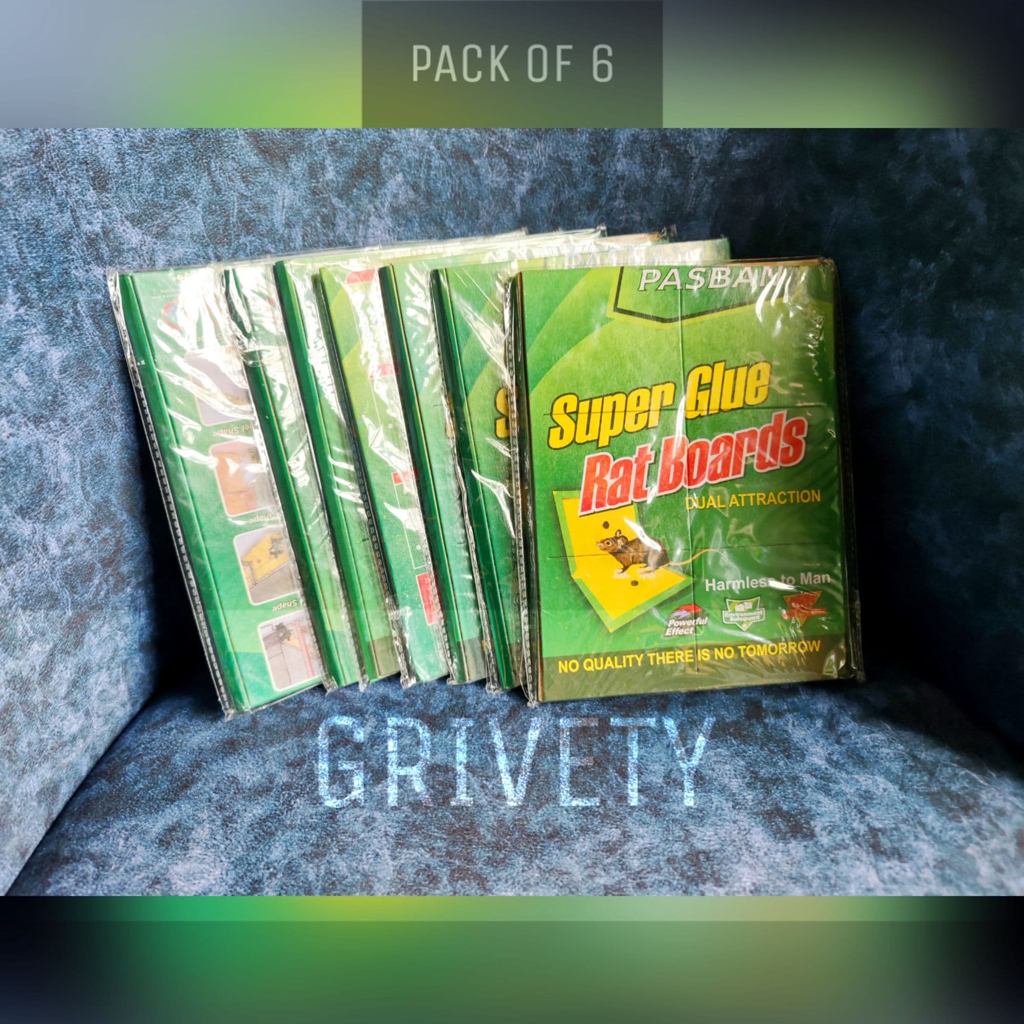 PASBAN Super Glue Rat Boards-6x - image 1