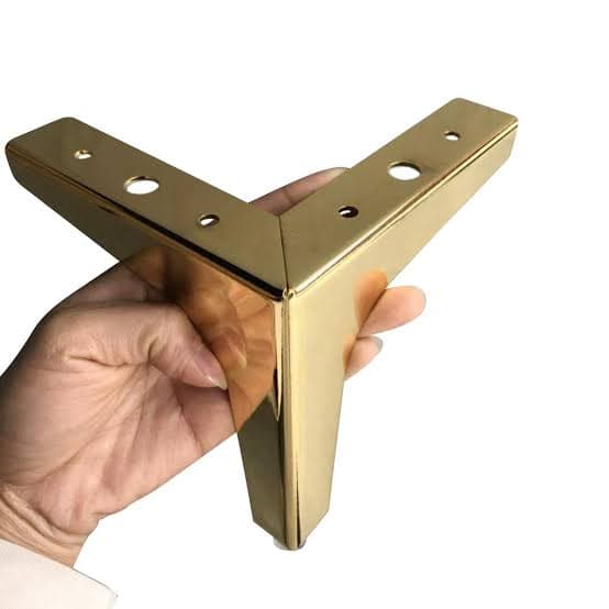 1 piece stainless steel sofa leg gold plated 5 inches - image 8