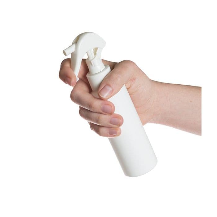 250ml white trigger spray bottle with safety lock mechanism - image 2